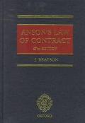 Book Anson's Law of Contract free