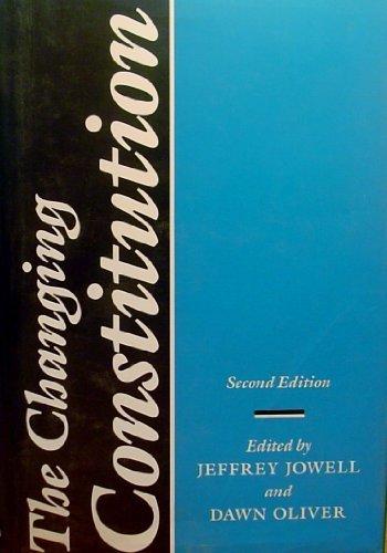 Book The Changing Constitution free