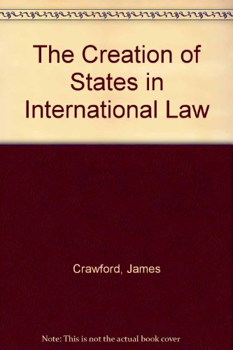 Book The Creation Of States In International Law free