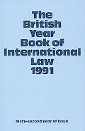 Book The British Year Book Of International Law 1991: Sixty-second Year Of Issue Volume 62 free
