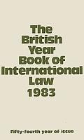 Book British Year Book of International Law, 1983 free