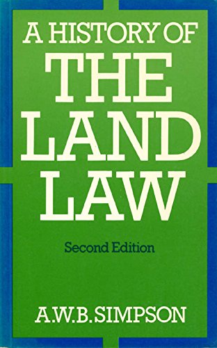 Book A History of the Land Law free