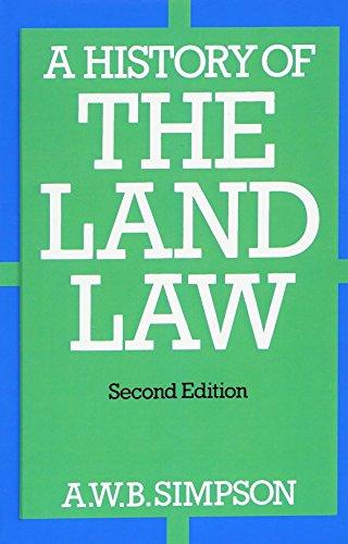 Book A History of the Land Law free