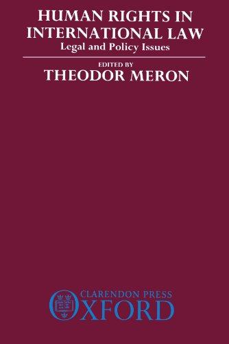 Book Human Rights in International Law: Legal and Policy Issues free