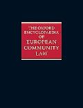 Book The Oxford Encyclopaedia Of European Community Law: Volume Ii: The Law Of The Internal Market free