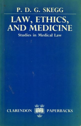 Book Law, Ethics And Medicine (clarendon Paperbacks) free