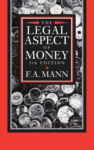 Book The Legal Aspect of Money free