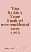 Book British Year Book Of International Law 1996 free