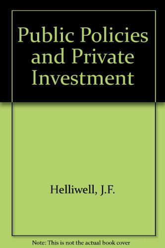 Book Public Policies And Private Investment free