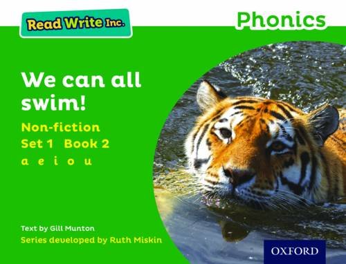 Book Read Write Inc. Phonics: Green Set 1 Non-fiction 2 We Can All Swim! free