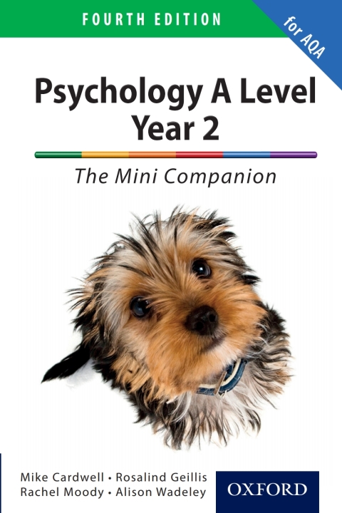 Book Psychology A Level Year 2: The Mini Companion for AQA (PSYCHOLOGY COMPLETE COMPANION) free