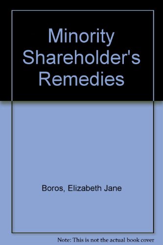 Book Minority Shareholders' Remedies free