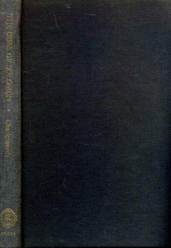 Book The Odes of Solomon free