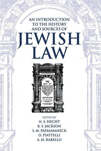 Book An Introduction To The History And Sources Of Jewish Law (publication (boston University. Institute Of Jewish Law), No 22) free