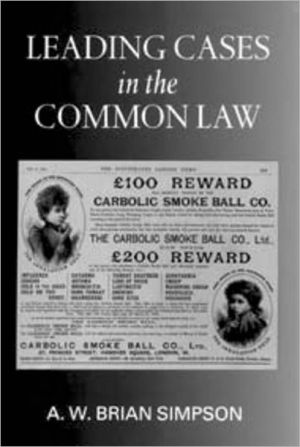 Book Leading Cases in the Common Law free