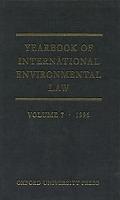 Book Yearbook of International Environmental Law: Volume 7: 1996 (Yearbook International Environmental Law Series, 7) free