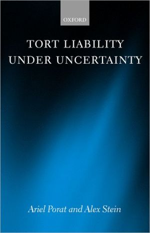 Book Tort Liability Under Uncertainty free