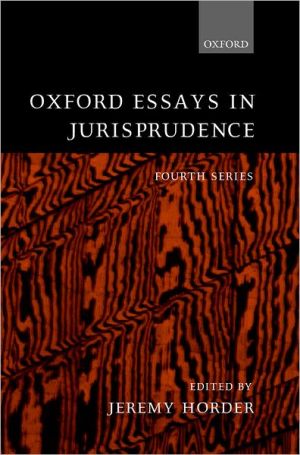 Book Oxford Essays in Jurisprudence: Fourth Series (Oxford Essays Jurisprudence) free