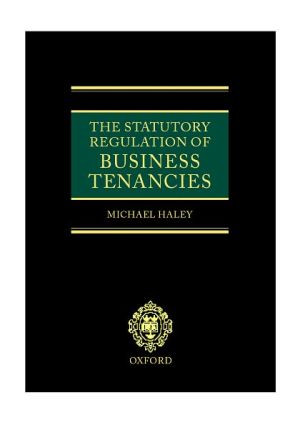 Book The Statutory Regulation of Business Tenancies free