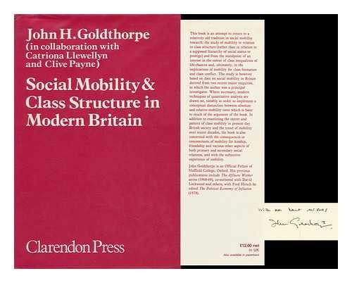 Book Social mobility and class structure in modern Britain free