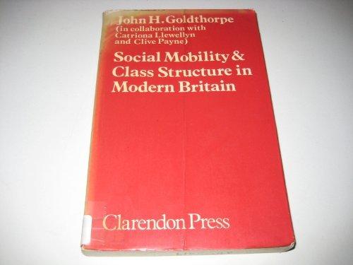 Book Social Mobility & Class Structure free