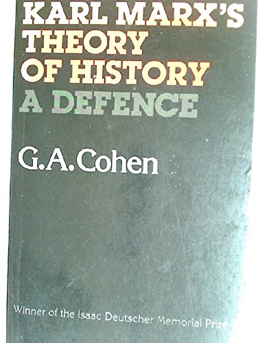 Book Karl Marx's Theory of History - Defence ((REV)00) by Cohen, G A [Paperback (2000)] free