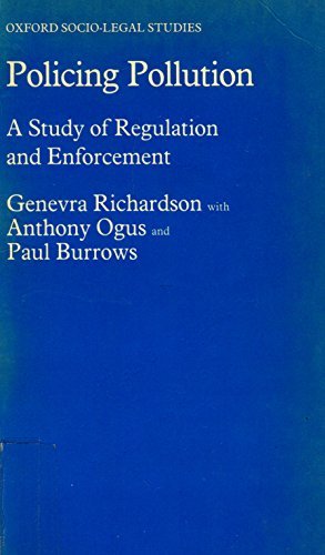 Book Policing Pollution: A Study of Regulation and Enforcement (Oxford Socio-Legal Studies) free