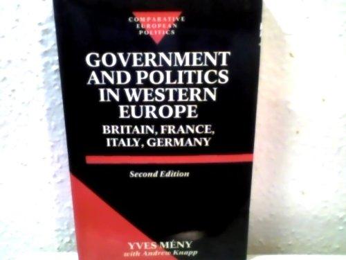 Book Government and Politics in Western Europe: Britain, France, Italy, Germany (Comparative European Politics) free