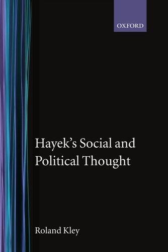 Book Hayek's Social and Political Thought free