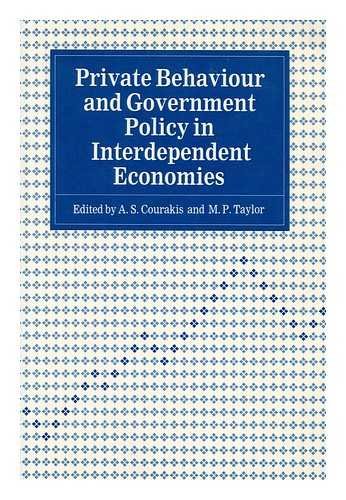 Book Private Behaviour And Government Policy In Interdependent Economies free