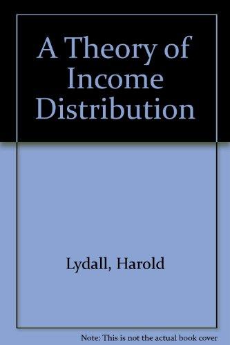 Book A Theory of Income Distribution free