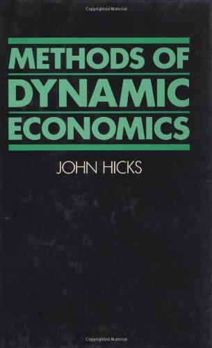 Book Methods Of Dynamic Economics free