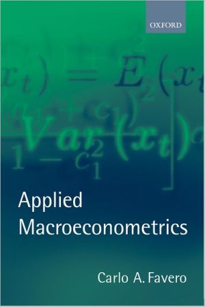 Book Applied Macroeconometrics free