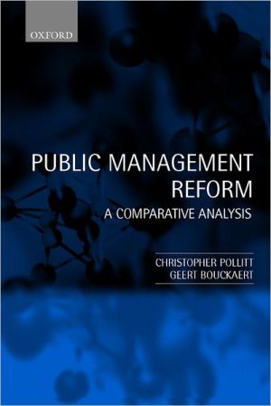 Book Public Management Reform: A Comparative Analysis free