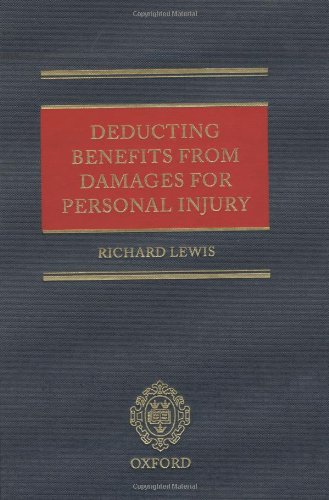 Book Deducting Benefits From Damages For Personal Injury free