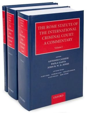 Book The Rome Statute for an International Criminal Court: A Commentary, multi-volume set free