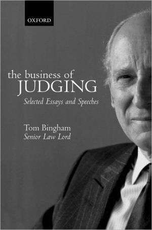 Book The Business of Judging: Selected Essays and Speeches free