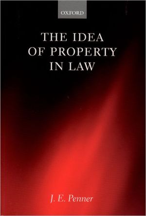Book The Idea of Property in Law free