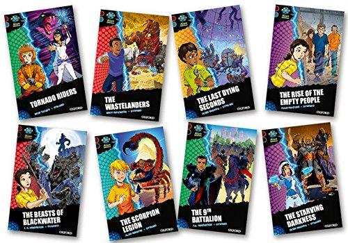Book Project X Alien Adventures: Dark Red + Book Band, Oxford Levels 19-20: Dark Red + Book Band, Mixed Pack of 8 free