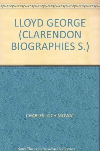 Book Lloyd George (clarendon Biographies S.) free