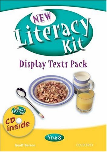 Book New Literacy Kit: Year 8: Display Texts Pack With Cd free