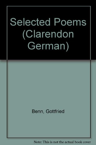 Book Selected Poems; (clarendon German Series) (german Edition) free