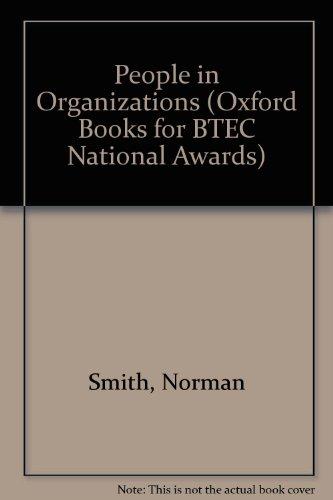 Book People in Organizations (Oxford Books for BTEC National Awards) free