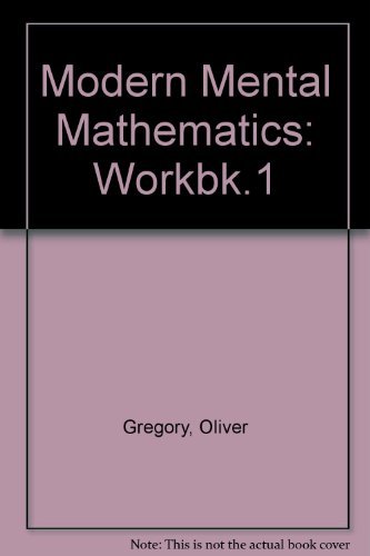 Book Modern Mental Maths: Workbook 1 free