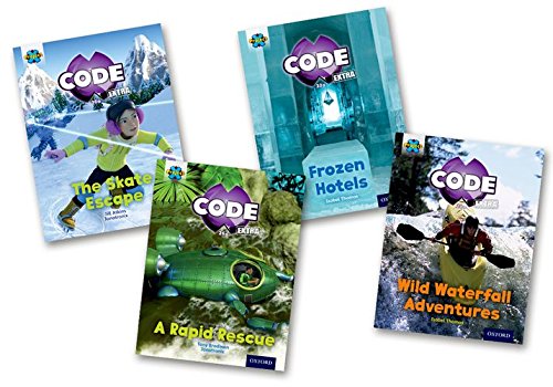 Book Project X CODE Extra: Orange Book Band, Oxford Level 6: Fiendish Falls and Big Freeze, Mixed Pack of 4 free