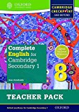 Book Complete English for Cambridge Secondary 1 Teacher Pack 8: For Cambridge Checkpoint and beyond (CIE IGCSE Complete Series) free