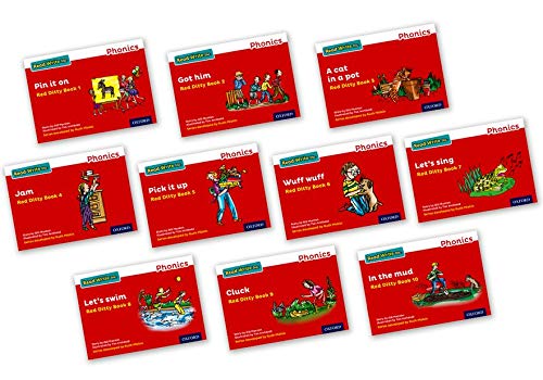 Book Read Write Inc Phonics Red Ditty Bks x10 free