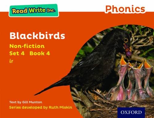 Book Read Write Inc. Phonics: Orange Set 4 Non-Fiction 4 Blackbirds free
