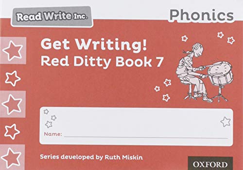 Book Read Write Inc. Phonics: Get Writing! Red Ditty Book 7 Pack of 10 free
