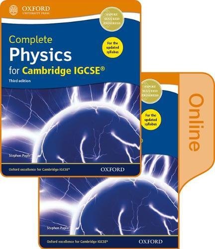 Book Complete Physics for Cambridge IGCSERG Print and Online Student Book Pack (CIE IGCSE Complete Series) free